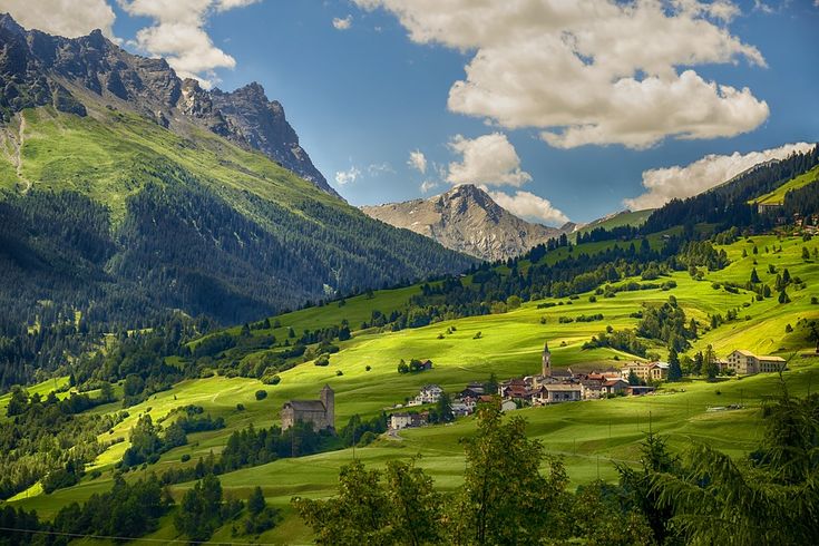 Switzerland Village Mountains - Free photo on Pixabay